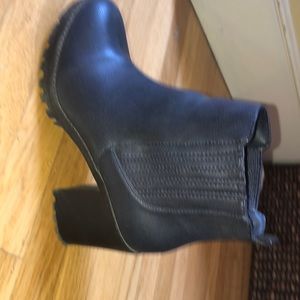 Short Navy Boots